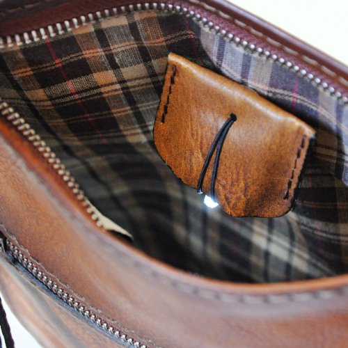 Pratesi Leather Bag in Cow Leather - Medium Size