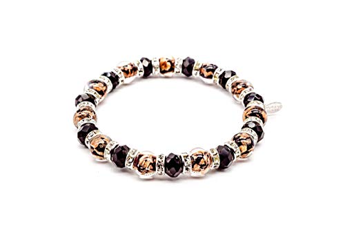 Murano Glass Stretch Bracelet - Handmade in Venice - Italian Jewelry