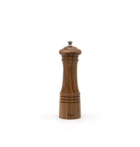 Bisetti Imperia 18 cm Olive Wood Pepper Mill