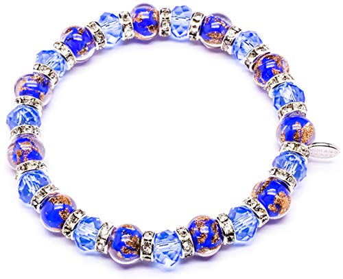 Murano Glass Elastic Bracelet - Handmade in Venice