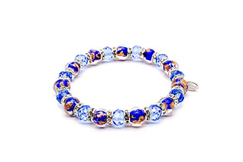 Murano Glass Elastic Bracelet - Handmade in Venice