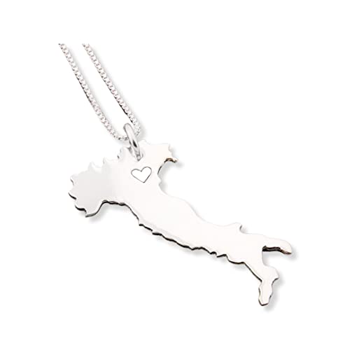 Personalized Italian sterling silver necklace - Perfect gift idea