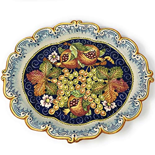 Parrini Italian Ceramic Serving Tray - Hand Painted