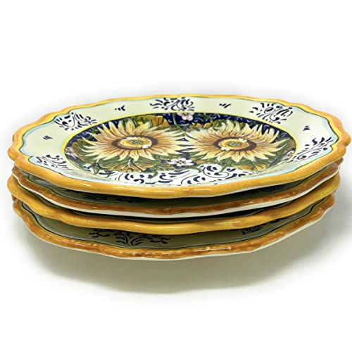 Hand Painted Italian Ceramic Dinnerware Set - Made in Italy