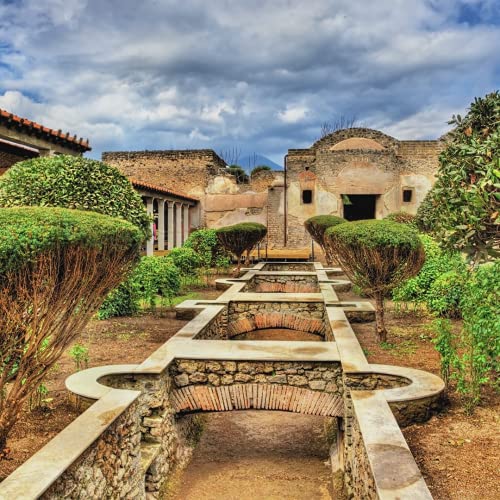 CASA AMALFI - Luxury & Artisanal Solid Soap with shea butter, 100% Vegan & Natural Ingredients, Plastic-free & Animal-Cruelty Free (Pompeii)