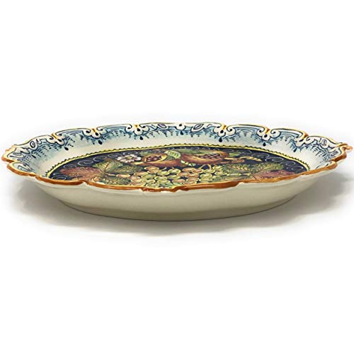 Parrini Italian Ceramic Serving Tray - Hand Painted
