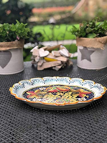 Parrini Italian Ceramic Serving Tray - Hand Painted