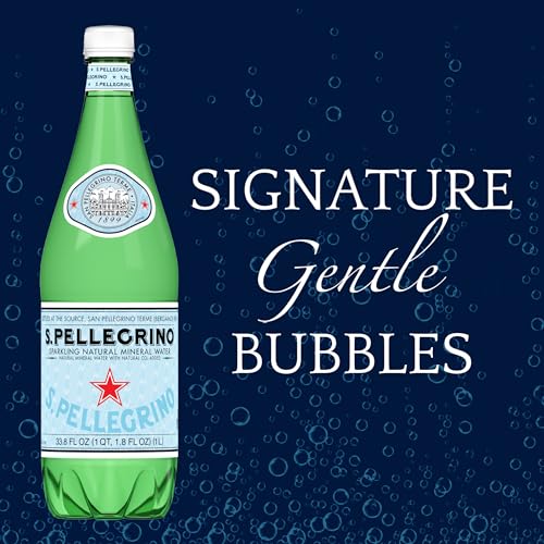 12 bottiglie di acqua minerale naturale frizzante S.Pellegrino