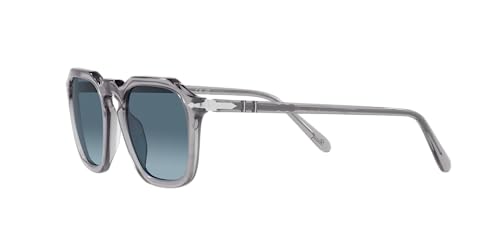 Persol PO3292S Square Sunglasses, Grey/Azure Gradient_Blue, 50mm
