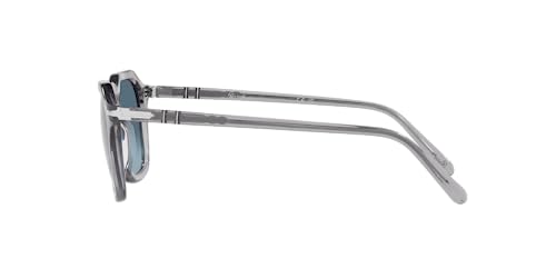 Persol PO3292S Square Sunglasses, Grey/Azure Gradient_Blue, 50mm