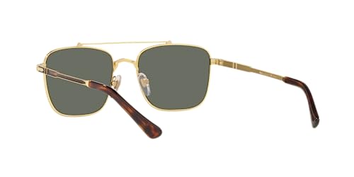 Persol PO2487S Gold/Havana/Green Polarized Sunglasses, 55mm