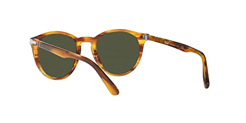Persol PO3152S Sunglasses, Striped Brown/Green, 52 mm