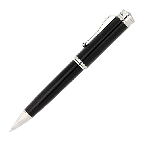 Montegrappa Ducale Palladium & Black Ballpoint Pen - Italian