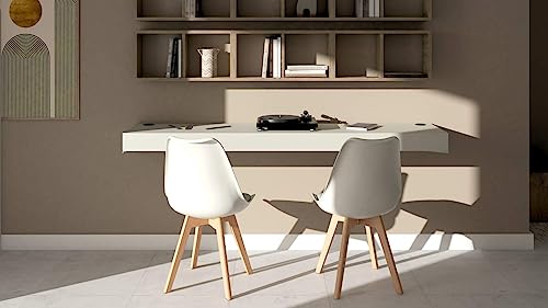 Mobili Fiver Evolution Wall Mounted Desk in Rustic Oak