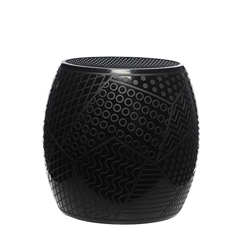 Italian Kartel SFCH-K8854-AZ Stool, Black, 17.7" D, 16.9" H