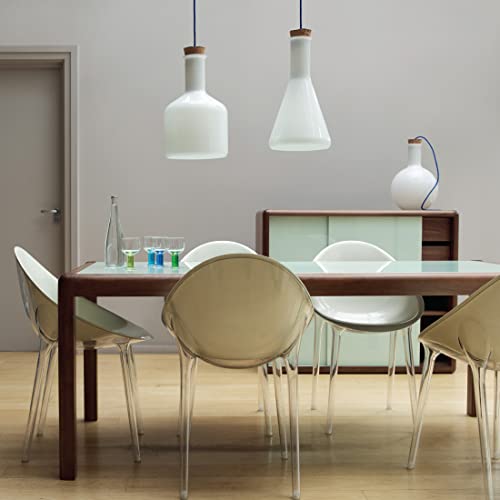 Kartell Super Impossible Chair by Philippe Starck/Eugeni Quitllet, Matte White/Black