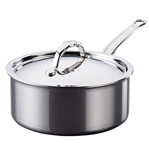 Hestan Italian Made 3-Quart Sauce Pan - Non-Toxic, Induction Compatible