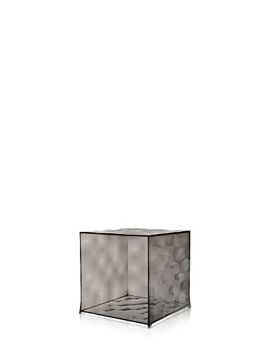 Kartell Optic Cube Transparent Smoke, Pack of 1