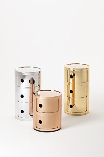 Kartell Componibili Drawers Gold by Anna Castelli Ferrieri