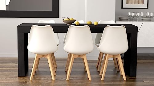 Mobili Fiver Greta Set 4 Sedie Stile Scandinavo