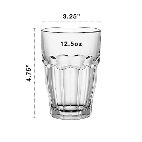 Bormioli Rocco Rock Bar Beverage Glasses Set - 6