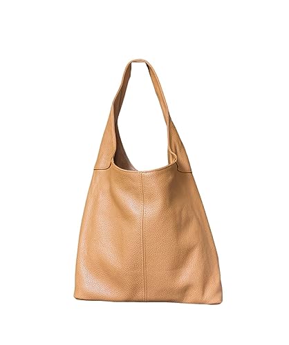LaGaksta Hobo Pebbled Leather Purse - Casual Tote