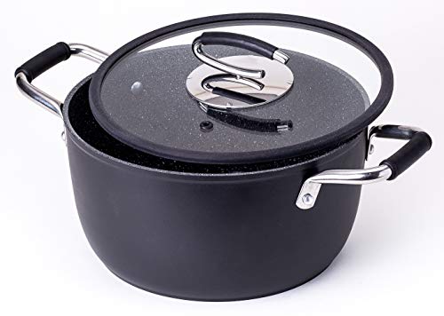 Vesuvio 5 Quart Nonstick Dutch Oven: Ceramic Coated