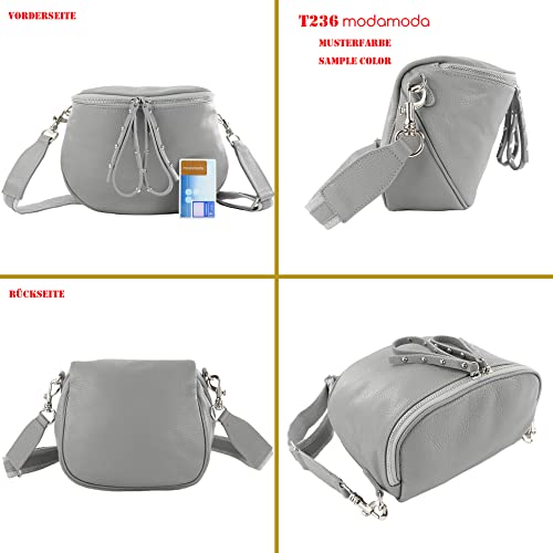 Italian leather small shoulder bag (Lightgold metallic)