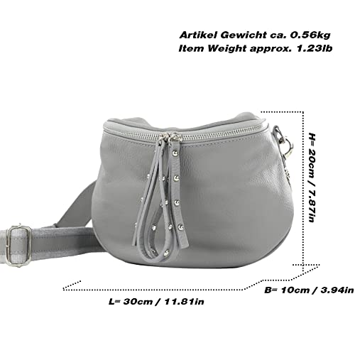 Italian leather small shoulder bag (Lightgold metallic)