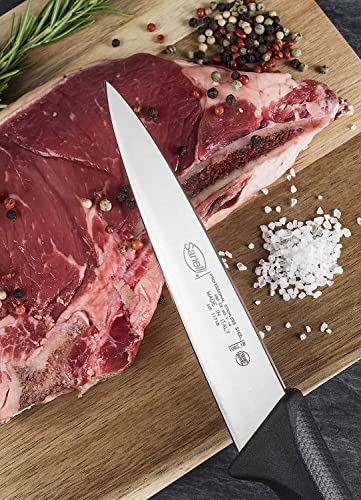 6 Pcs Italian Knife Set with Block - Black