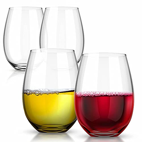 Italian Royalty Stemless Wine Glasses (Set of 4)
