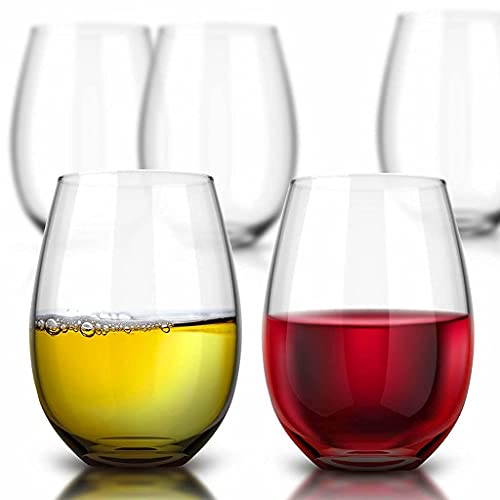 Italian Royalty Stemless Wine Glasses (Set of 4)
