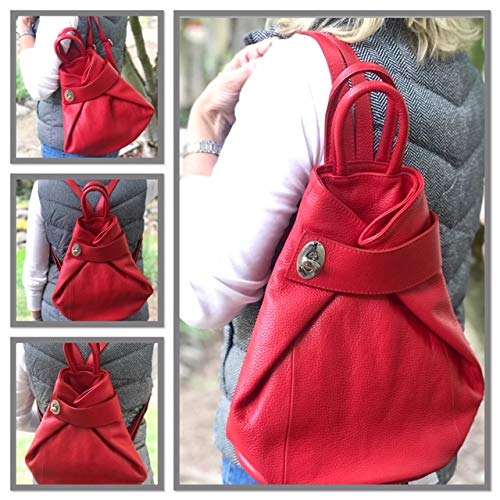 LaGaksta Stella Convertible Backpack Purse - Italian Leather