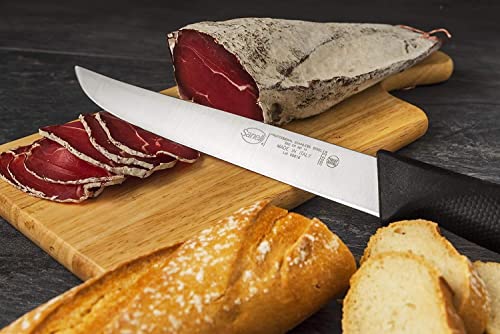 6 Pcs Italian Knife Set with Block - Black