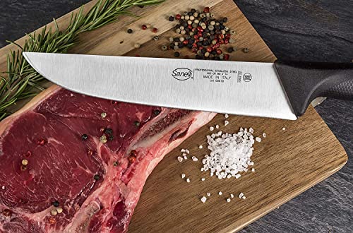 6 Pcs Italian Knife Set with Block - Black