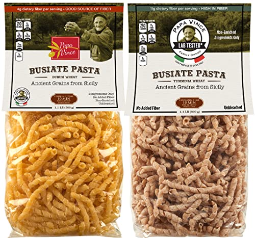 Papa Vince whole wheat pasta - Ancient grains from Sicily