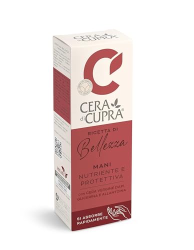 CERA DI CUPRA Hand Cream with Beeswax - Nourishing Hand Moisturizer for Dry Hands, Anti-Aging Formula, Essential for Working Hands, Dermatologically Tested - Personal Care