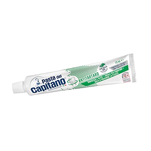 Pasta del Capitano Anti-Tartar Toothpaste 75ml * 2.5 Fluid Ounces (75ml) Tubes