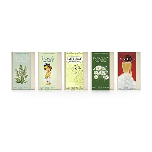 Valobra Bar Soap Primula, with Rice Oil Cream and Vitamins for Extra Gentle Cleansing, Travel Size, 1.6 oz/45g