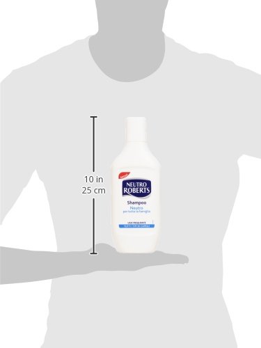 Neutro Roberts: Neutral Shampoo for the Whole Family - 17.6 Fluid Ounces (500mL) Bottle [ Italian Import ]