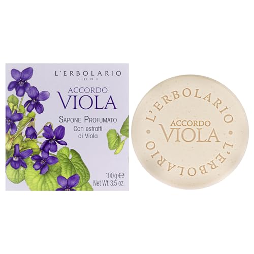 LErbolario Perfumed Soap - Accordo Viola for Unisex - 3.5 oz Soap
