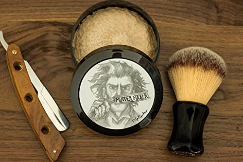 RazoRock Mudder Focker Italian Shaving Soap for Shaving - Grey - Bergamot, Jasmine & Sandalwood, 150ml / 5 oz - Pack of 1