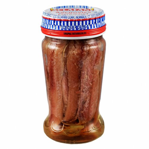 Fillets of Anchovies in Pure Olive Oil Jars 3.35 Oz Nt Wt Ea (4 Pack)
