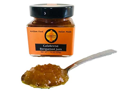 Giannetti Artisans Calabrese Bergamot Jam - Imported from Calabria, Italy - 7.7 oz Jar