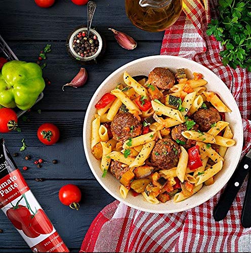 Tuscanini Premium Double Concentrated Tomato Paste Tube, 7.5oz (2 Pack) Made with Premium Italian Tomatoes