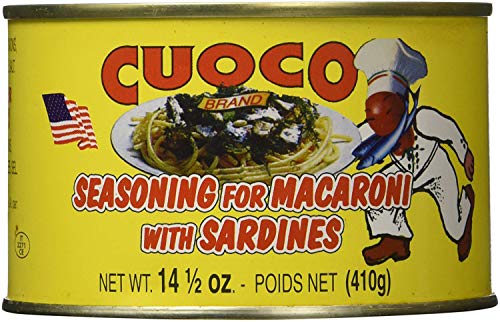 Cuoco Seasoning for Macoroni, Pasta con Sarde, 14.5 ounce (Pack of 6) Cuoco Condimento per Pasta con Sarde