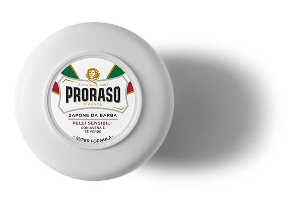 Proraso Shaving Soap in a Bowl, Sensitive Skin, 5.2 Oz