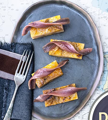 Delfino Battista Anchovies Fillet in Oil from Cetara, Italy | 14.5 Ounce | Pack of 2