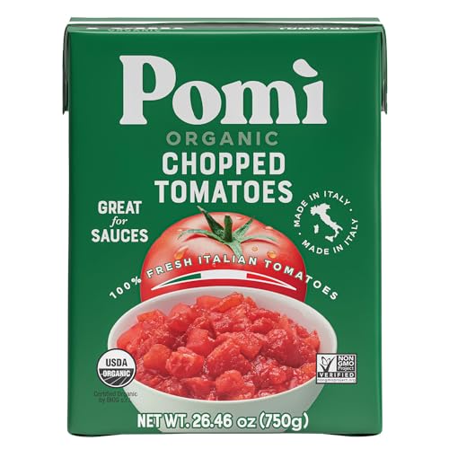 Pomì Organic Chopped Italian Tomatoes - 26.46oz Carton (Pack of 12)