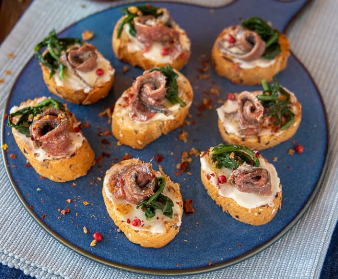 Delfino Battista Anchovies Fillet in Oil from Cetara, Italy | 14.5 Ounce | Pack of 2